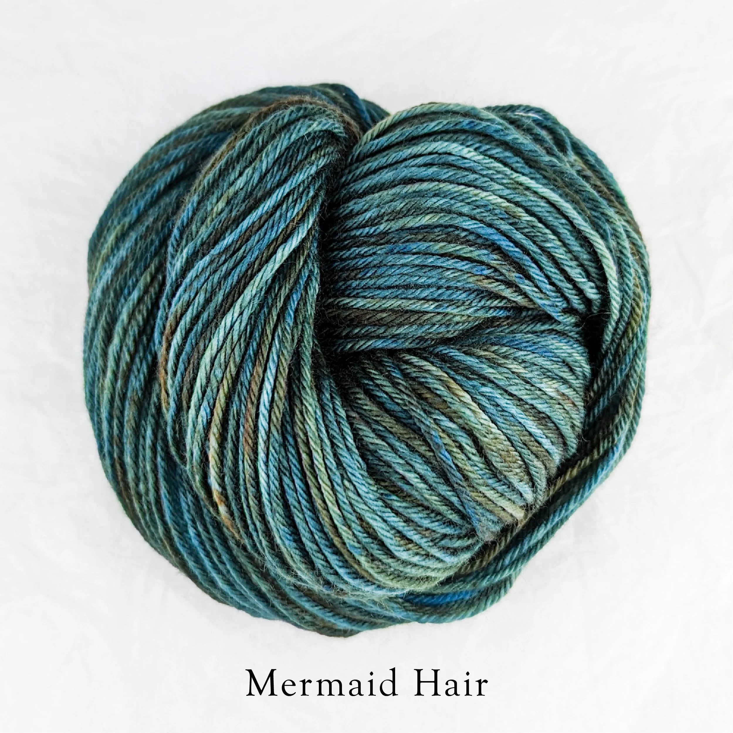 Grey Drizzle Fibers - Merino Storm - DK weight superwash knitting